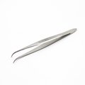 Excel Blades Ultra-Thin Curved Point Tweezers, 4.5in. Fine Tip Stainless Steel 12pk 30410